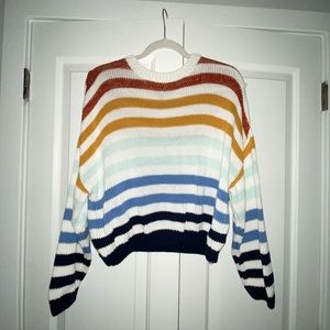 Lulu’s striped drop shoulder sweater